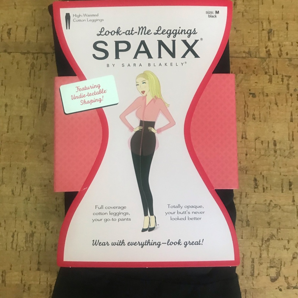 Spanx black leggings NWT size M